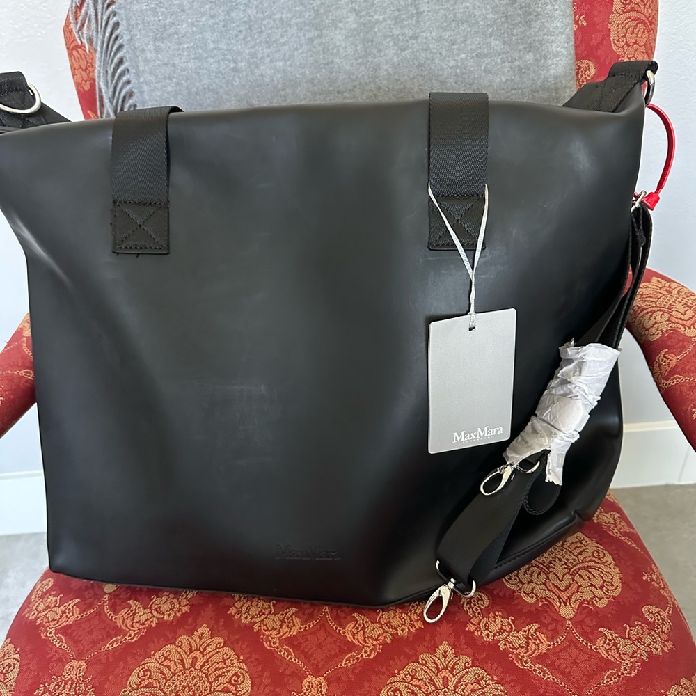 NWT MaxMara Black  Large Travel  Bag - Picture 7 of 11